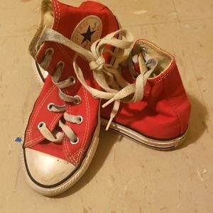 Girls Size 12 Hightop converse